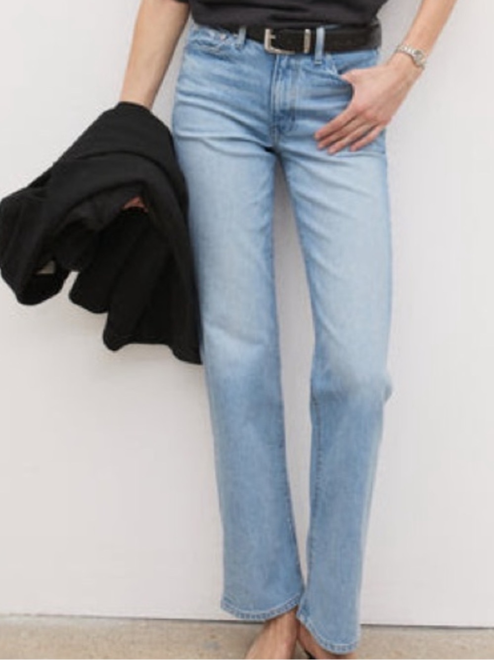 AYR The Roadie Relaxed Straight Leg Jeans Light Wash Sz 29Long